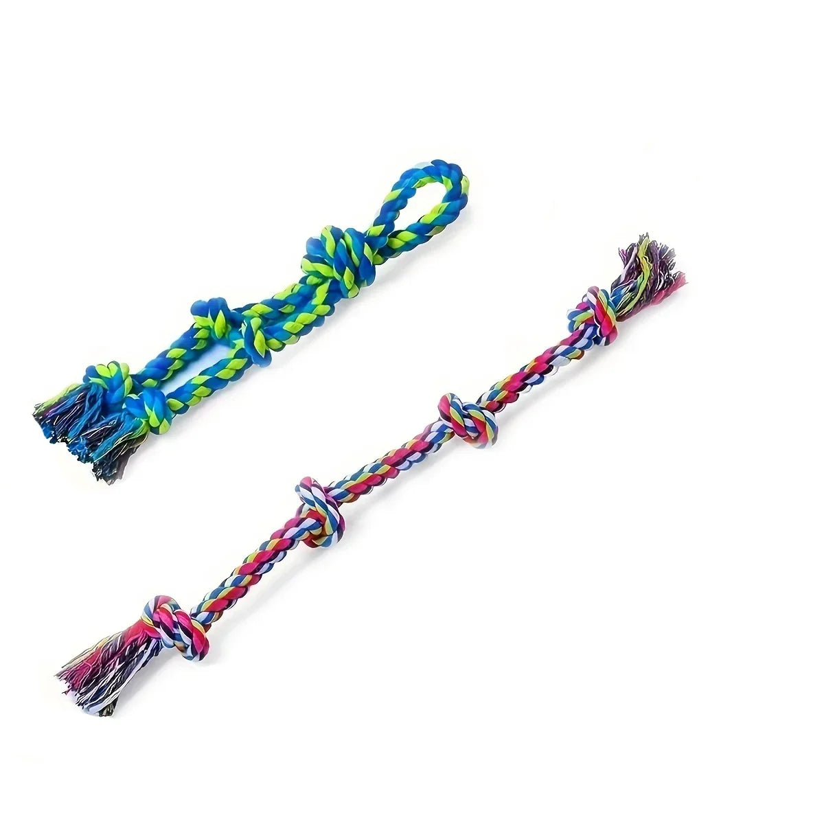 Indestructible Dog Rope Chew Toy — Heavy Duty Knot Tug Toy, Medium & Large Dogs
