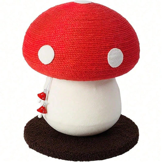 Mushroom Cat Scratching Post Sisal