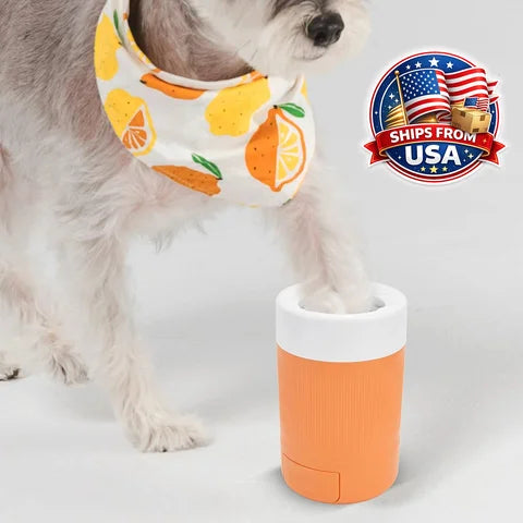 PawHaven Portable Dog Paw Cleaner Cup silicone bristles
