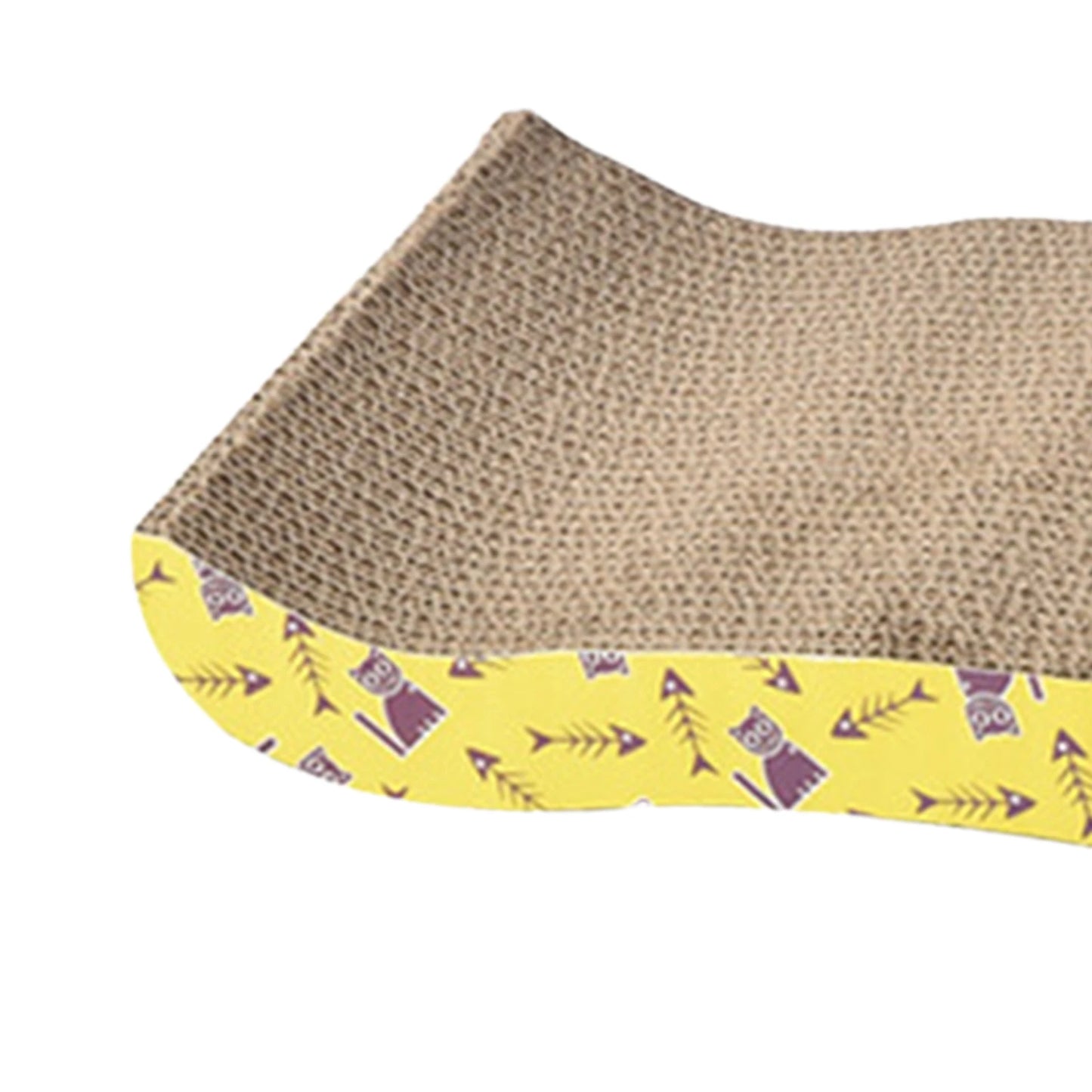 Cat Scratcher Lounge Pad — Reversible Cardboard, Catnip Included