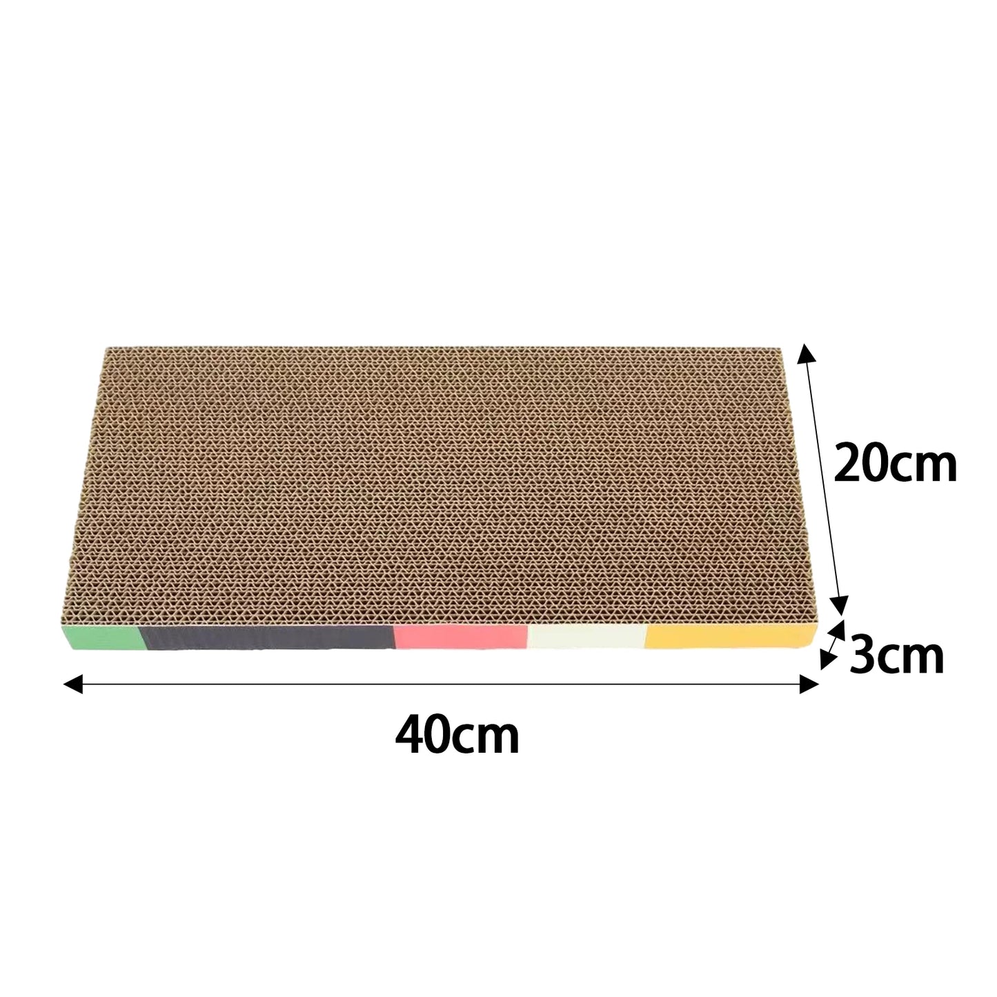 Cat Scratcher Lounge Pad — Reversible Cardboard, Catnip Included