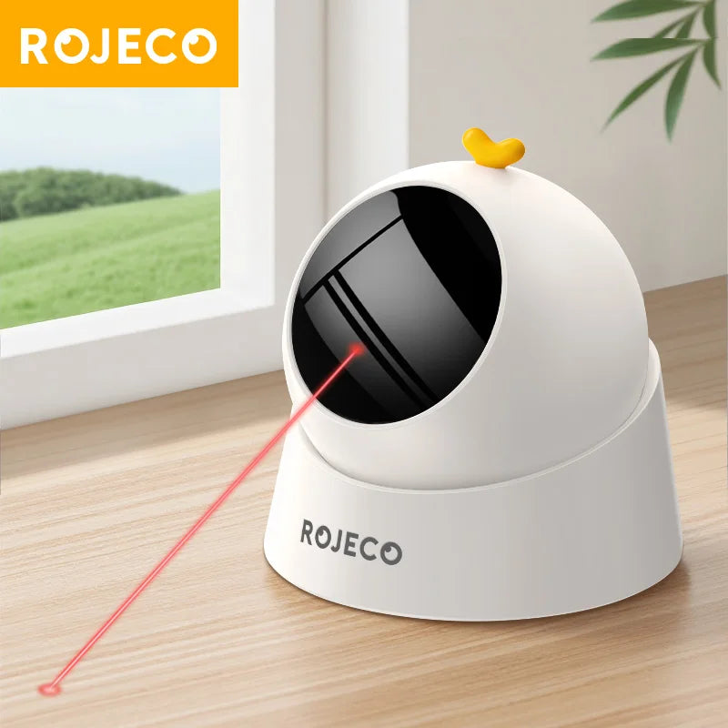 Automatic 360° Laser Cat Toy — Interactive Rotating Teaser, Indoor Cats